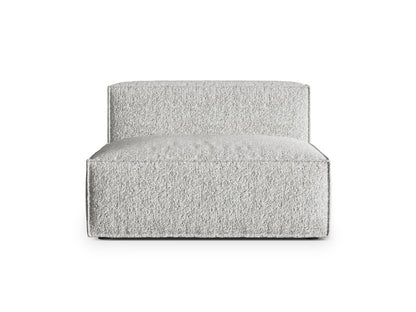 Nuria Modul Armless, 2 Seats, 120x110 cm — Silver