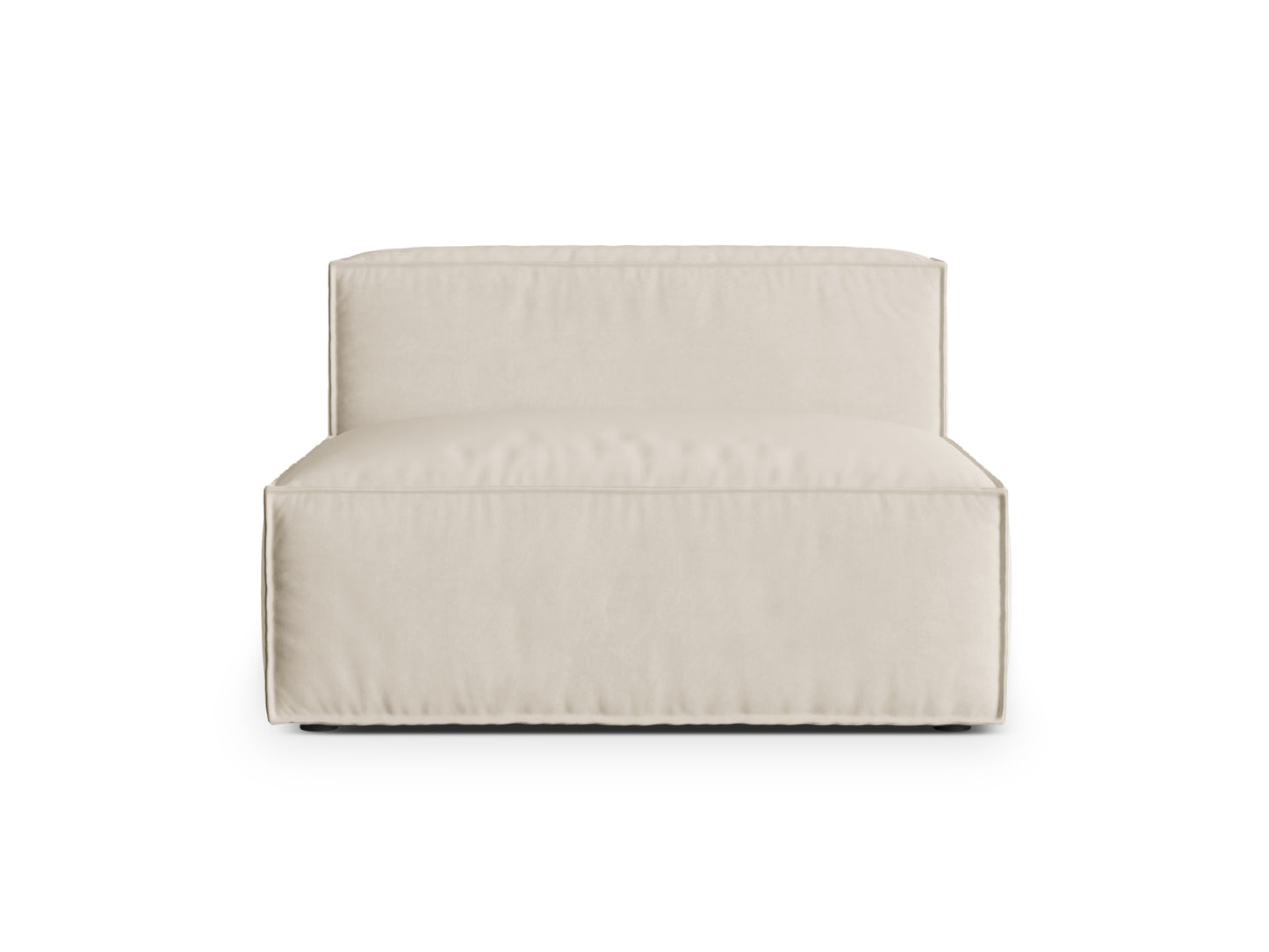 Nuria Modul Armless, 2 Seats, 120x110 cm — Beige