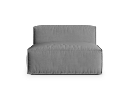 Nuria Modul Armless, 2 Seats, 120x110 cm — Grey
