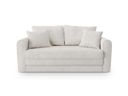 Lido Sofa With Bed Function, 2 Seats, 158x69 cm — Light Beige