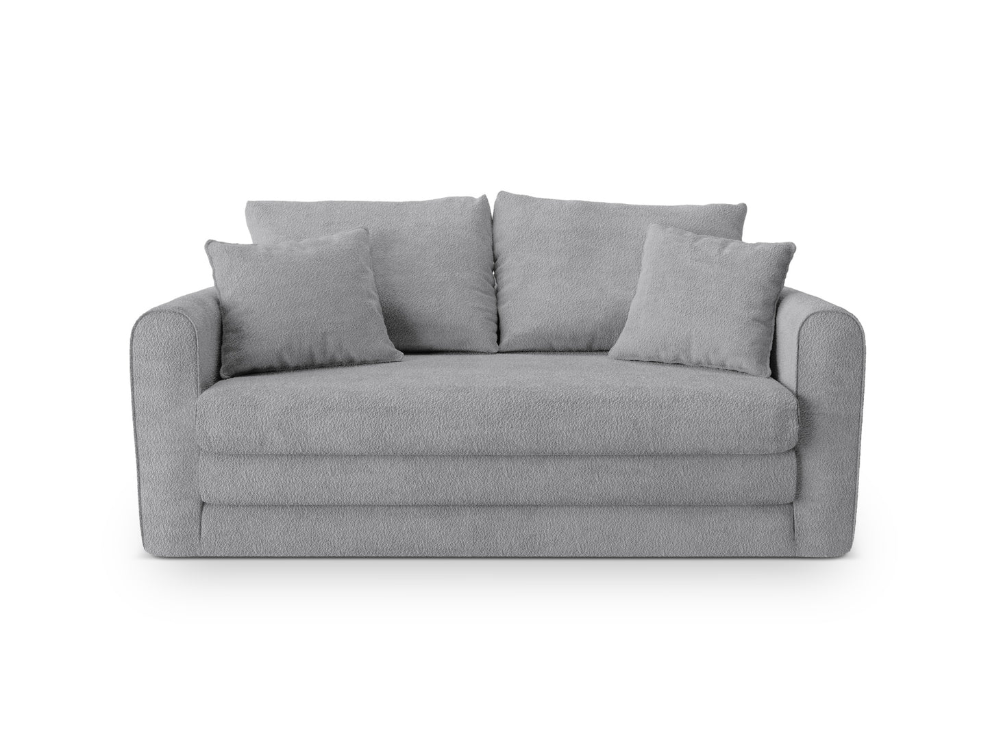 Lido Sofa With Bed Function, 2 Seats, 158x69 cm — Grey