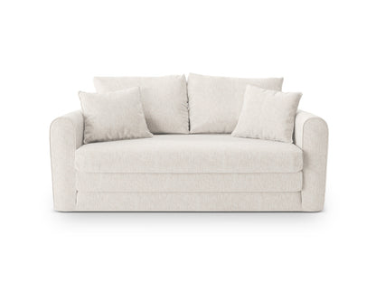 Lido Sofa With Bed Function, 2 Seats, 158x69 cm — Light Beige