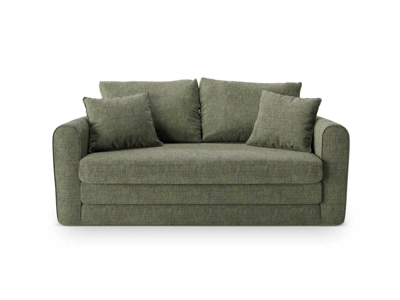 Lido Sofa With Bed Function, 2 Seats, 158x69 cm — Olive