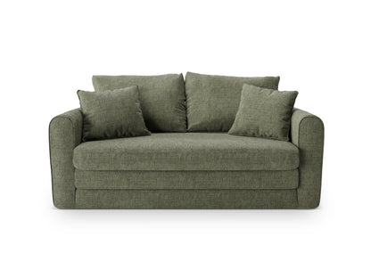 Lido Sofa With Bed Function, 2 Seats, 158x69 cm — Olive