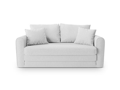 Lido Sofa With Bed Function, 2 Seats, 158x69 cm — Cold Light Grey