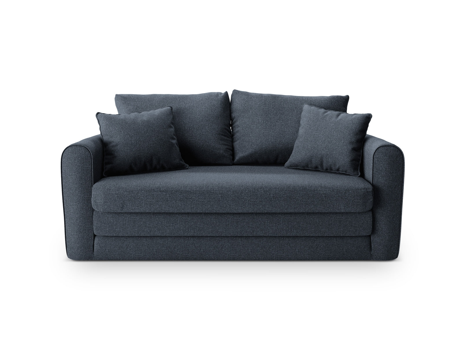 Lido Sofa With Bed Function, 2 Seats, 158x69 cm — Dark Blue