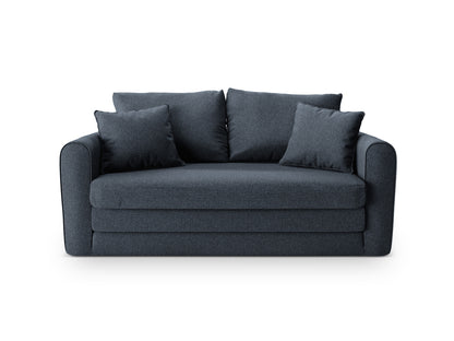 Lido Sofa With Bed Function, 2 Seats, 158x69 cm — Dark Blue