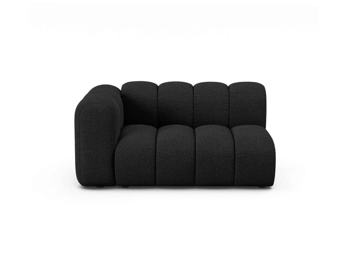 Sofamodul Bouclé Beige Lupine — Black
