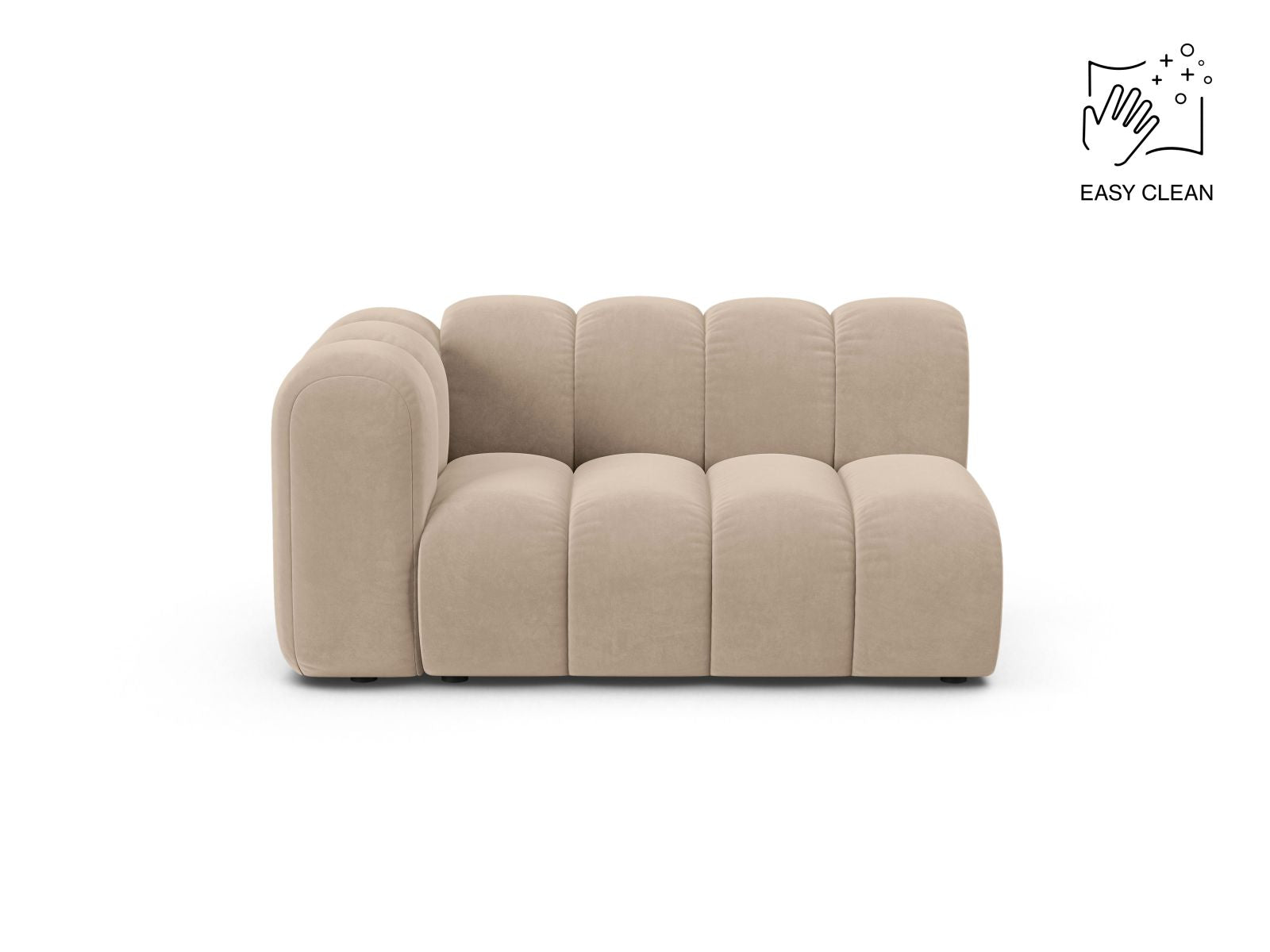 Sofamodul Samt Beige Lupine — Beige