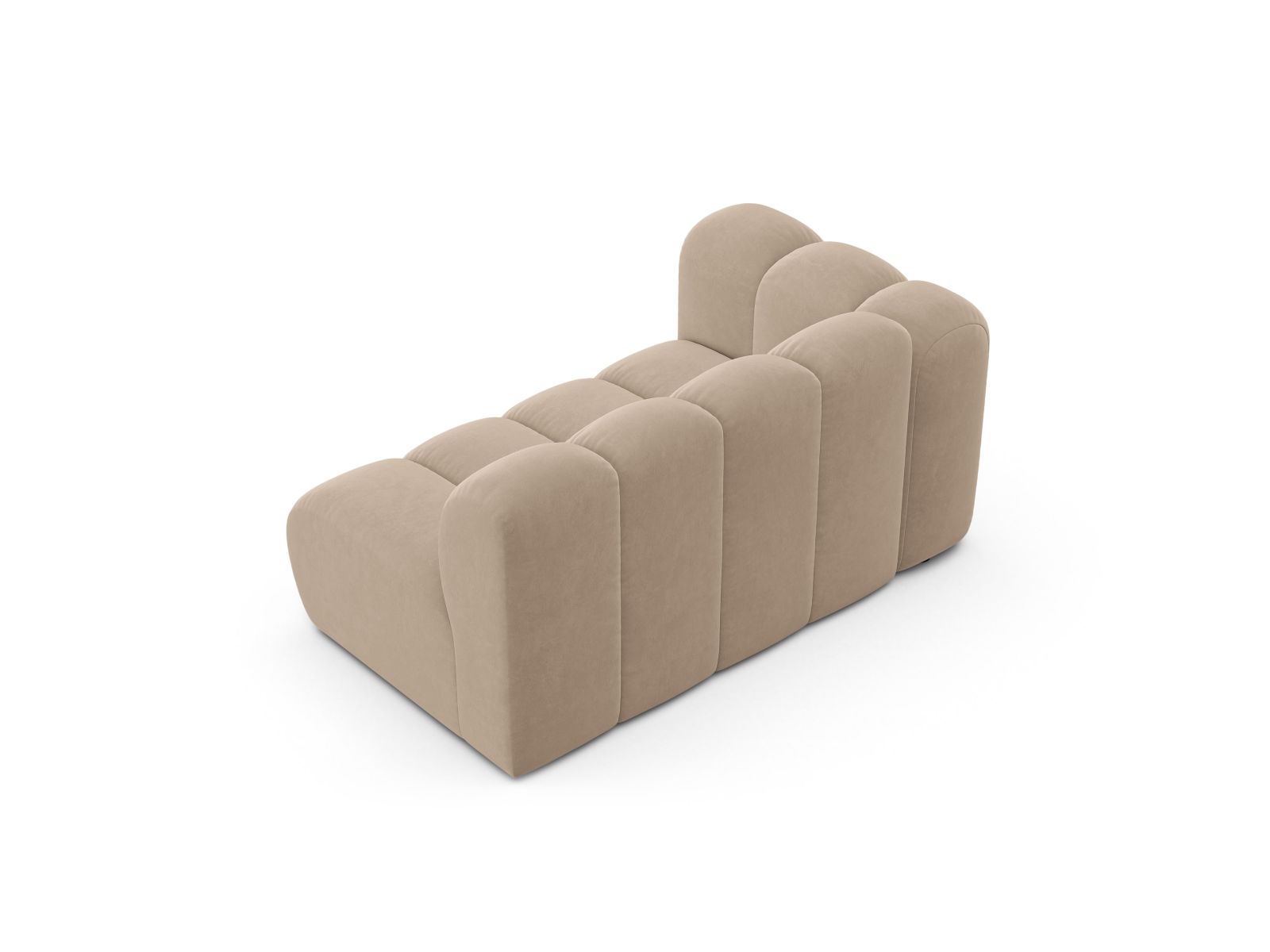 Sofamodul Samt Beige Lupine — Detailansicht