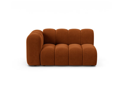 Sofamodul Samt Beige Lupine — Terracotta