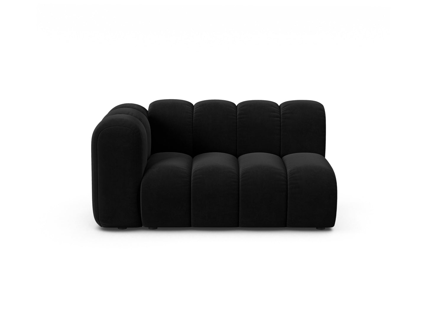 Sofamodul Samt Beige Lupine — Black