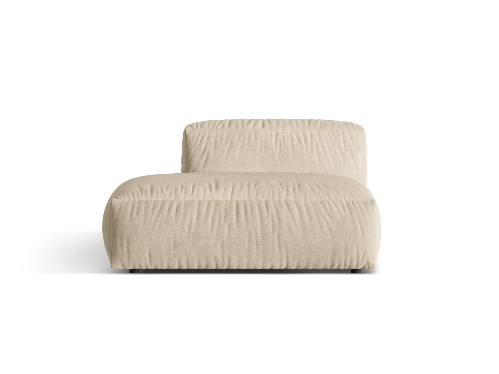 Martina Sofa, 2 Seats, 133x106 cm — Light Beige / Left