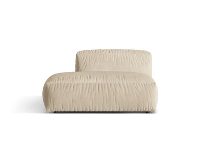 Martina Sofa, 2 Seats, 133x106 cm — Light Beige / Left