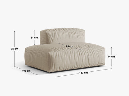 Martina Sofa, 2 Seats, 133x106 cm