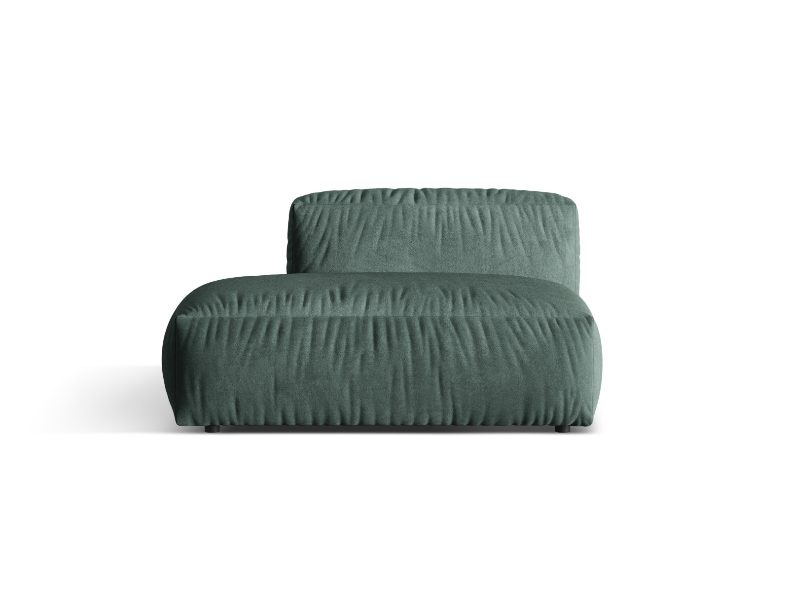 Martina Sofa, 2 Seats, 133x106 cm — Petrol / Left