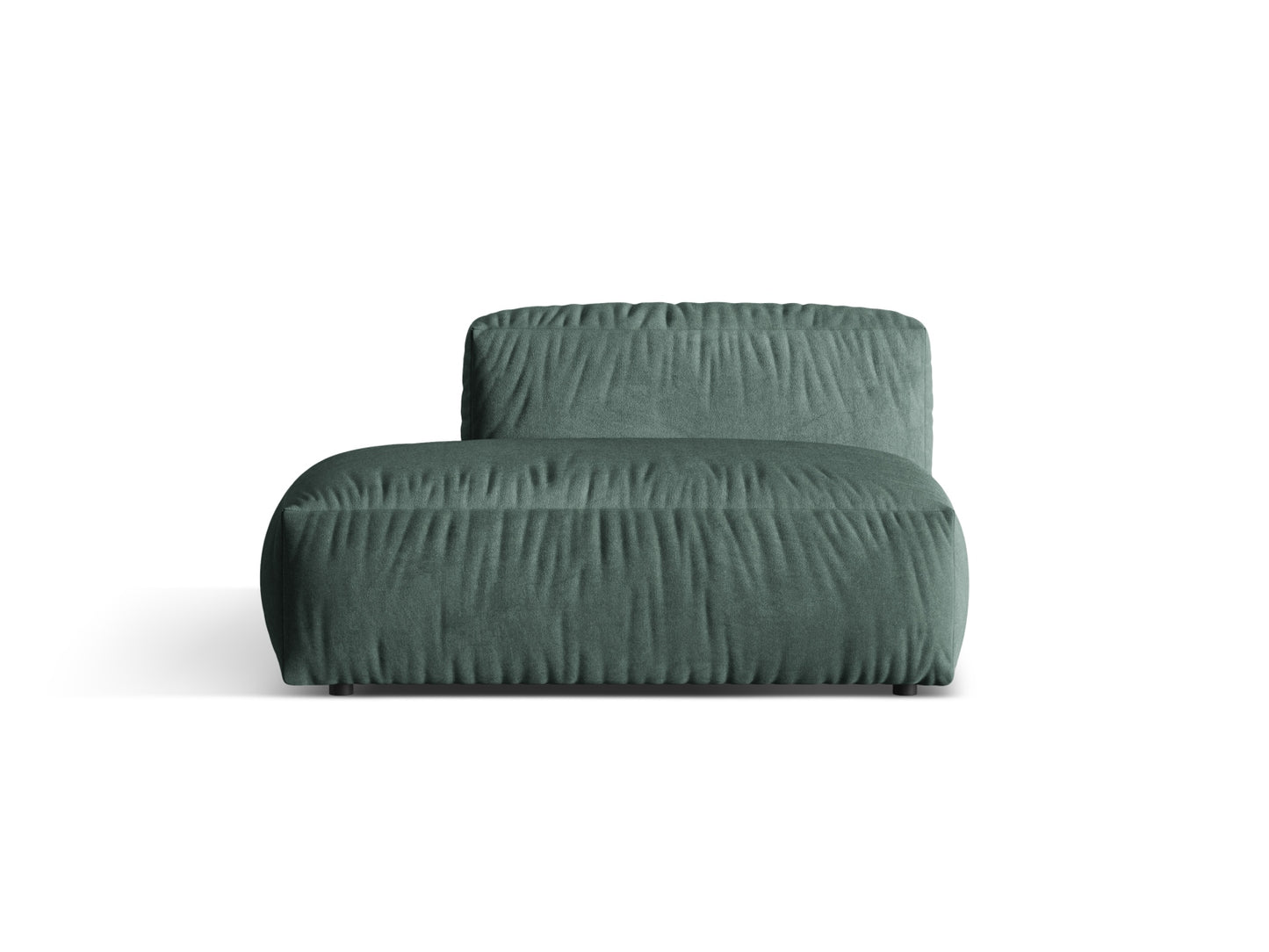 Martina Sofa, 2 Seats, 133x106 cm — Petrol / Left