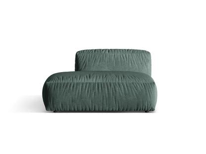 Martina Sofa, 2 Seats, 133x106 cm — Petrol / Left