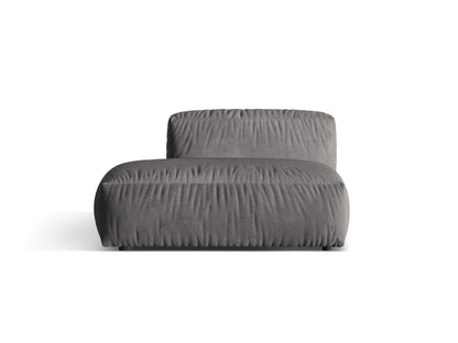 Martina Sofa, 2 Seats, 133x106 cm — Grey / Left
