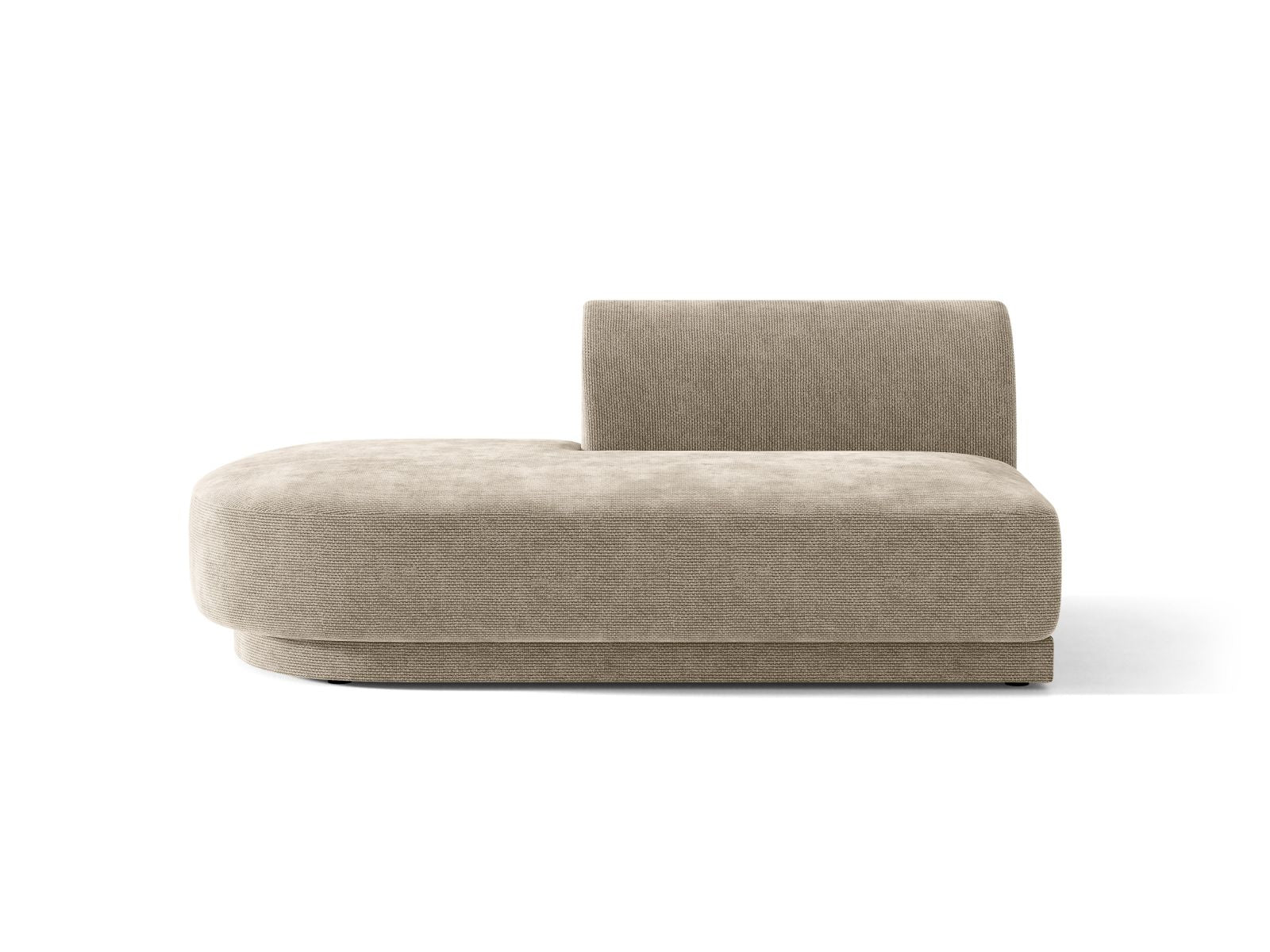 Miley Sitting Module Open Side, 2 Seats, 158x90 cm — Beige / Left