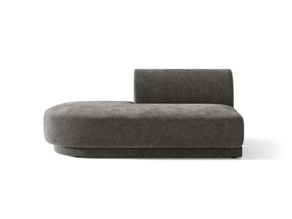 Miley Sitting Module Open Side, 2 Seats, 158x90 cm — Grey / Left