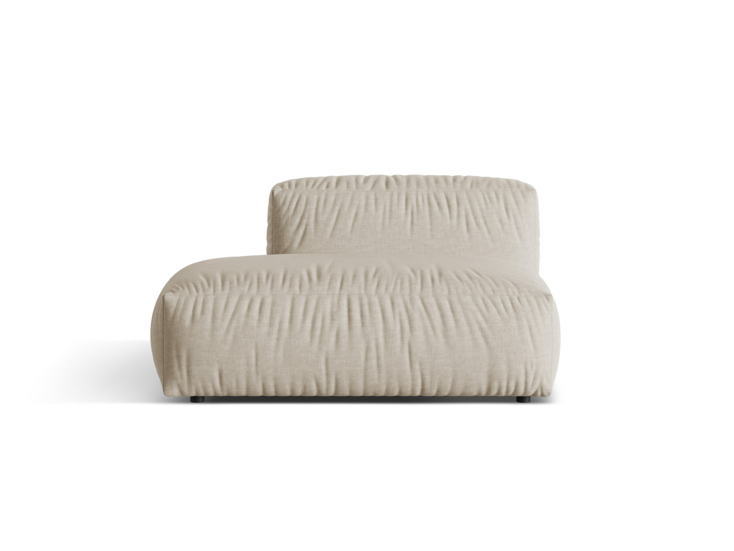 Martina Sofa, 2 Seats, 133x106 cm — Light Beige / Left