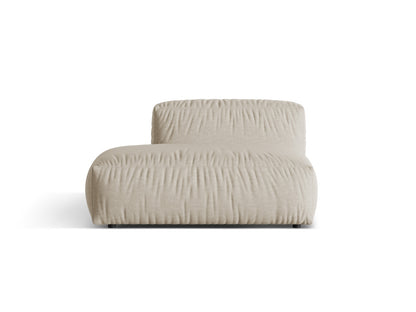 Martina Sofa, 2 Seats, 133x106 cm — Light Beige / Left
