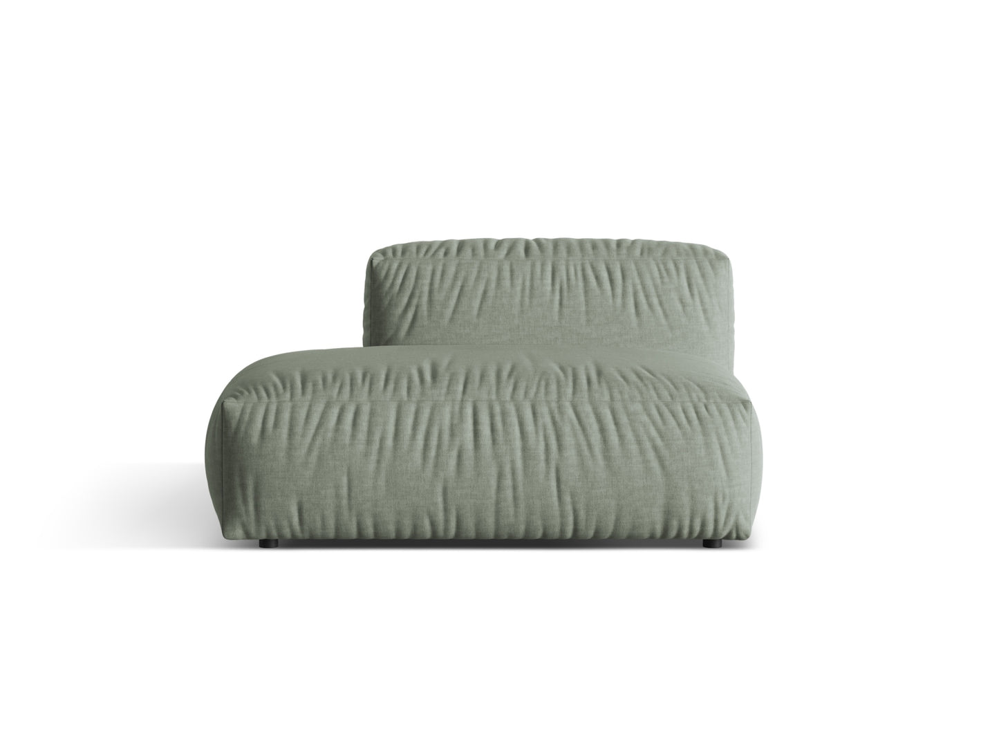 Martina Sofa, 2 Seats, 133x106 cm — Moss Green / Left