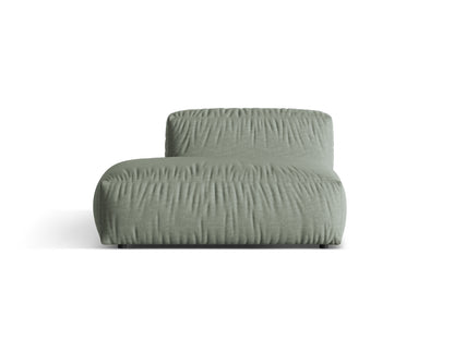 Martina Sofa, 2 Seats, 133x106 cm — Moss Green / Left