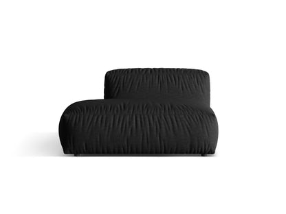 Martina Sofa, 2 Seats, 133x106 cm — Black / Left