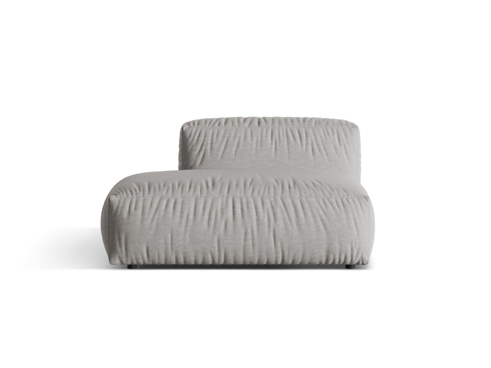 Martina Sofa, 2 Seats, 133x106 cm — Light Grey / Left
