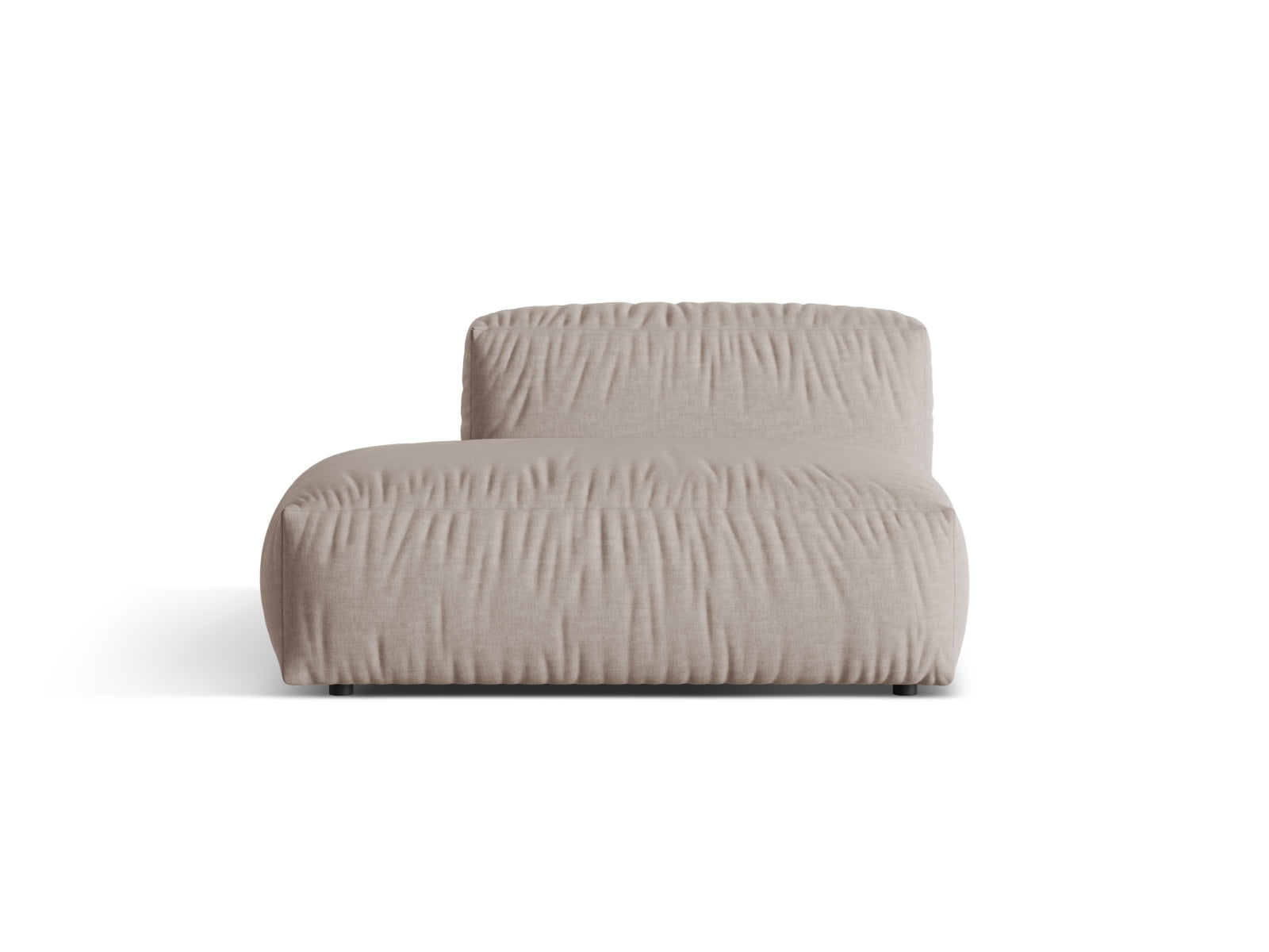 Martina Sofa, 2 Seats, 133x106 cm — Dark Beige / Left