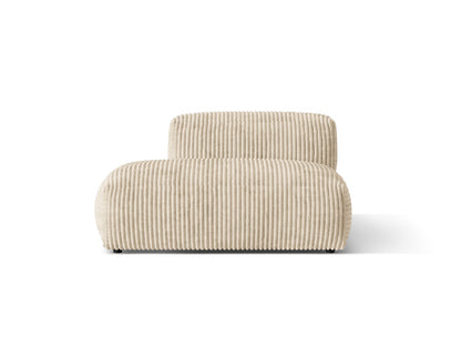 Martina Sofa, 2 Seats, 133x106 cm — Light Beige / Left