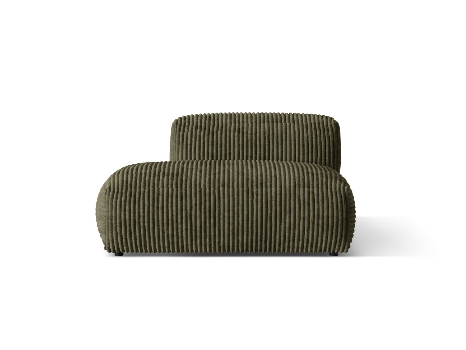 Martina Sofa, 2 Seats, 133x106 cm — Moss Green / Left