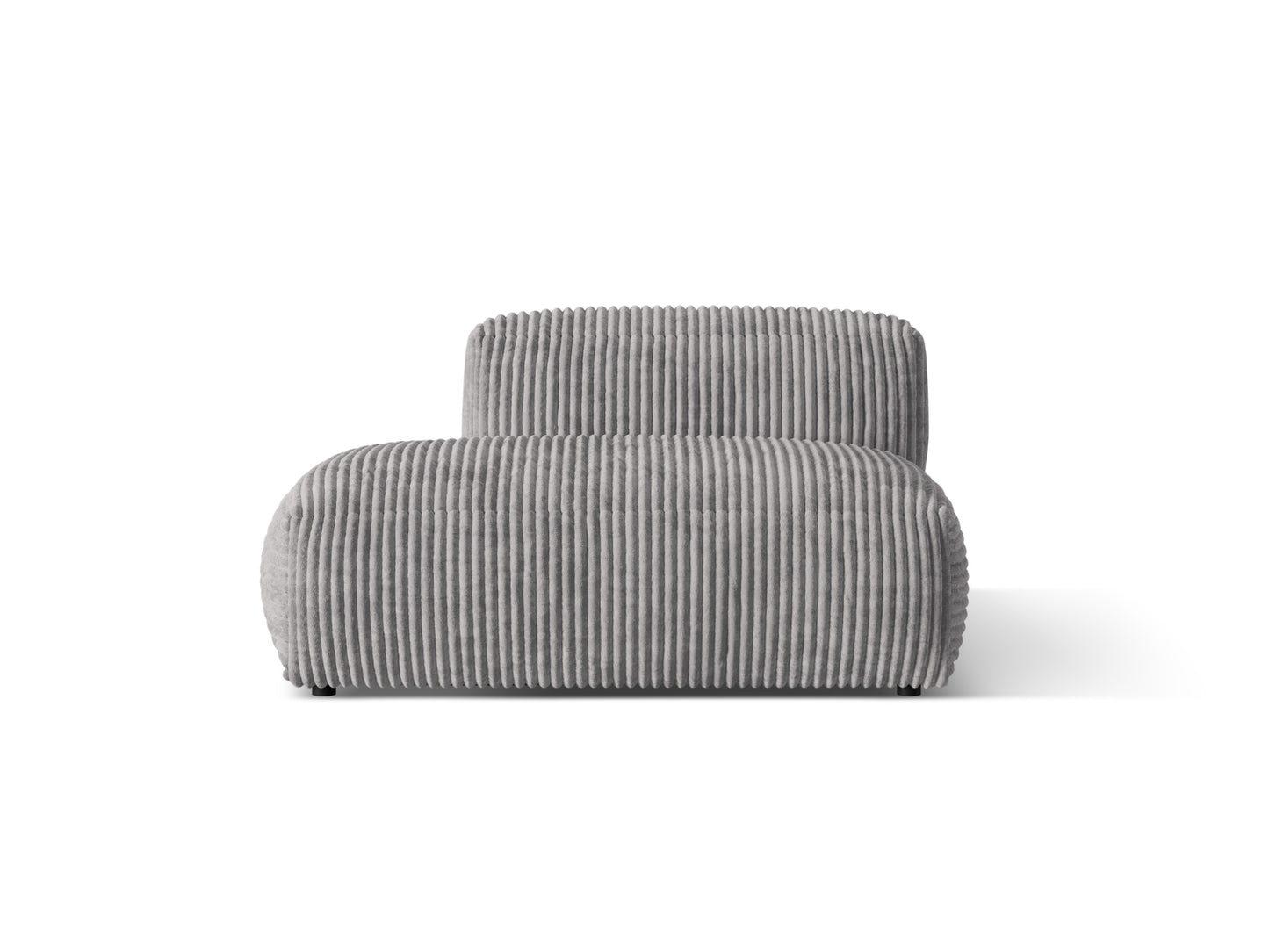 Martina Sofa, 2 Seats, 133x106 cm — Light Grey / Left