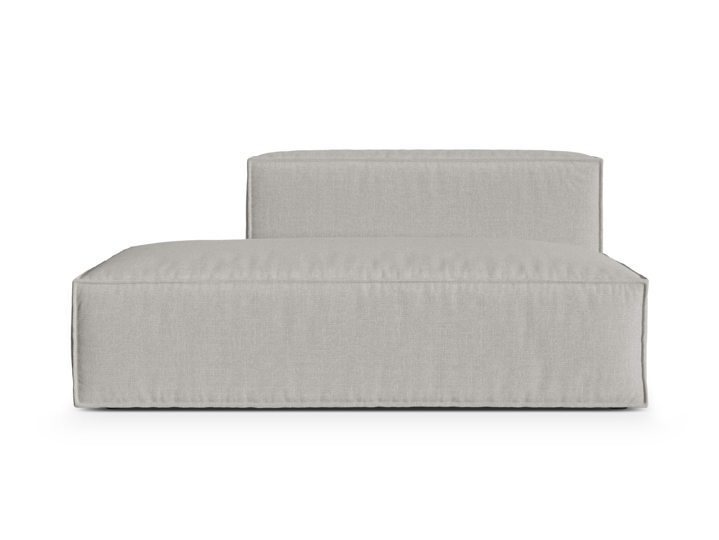 Nuria Modular Sofa, 3 Seats, 165x110 cm — Light Grey / Left