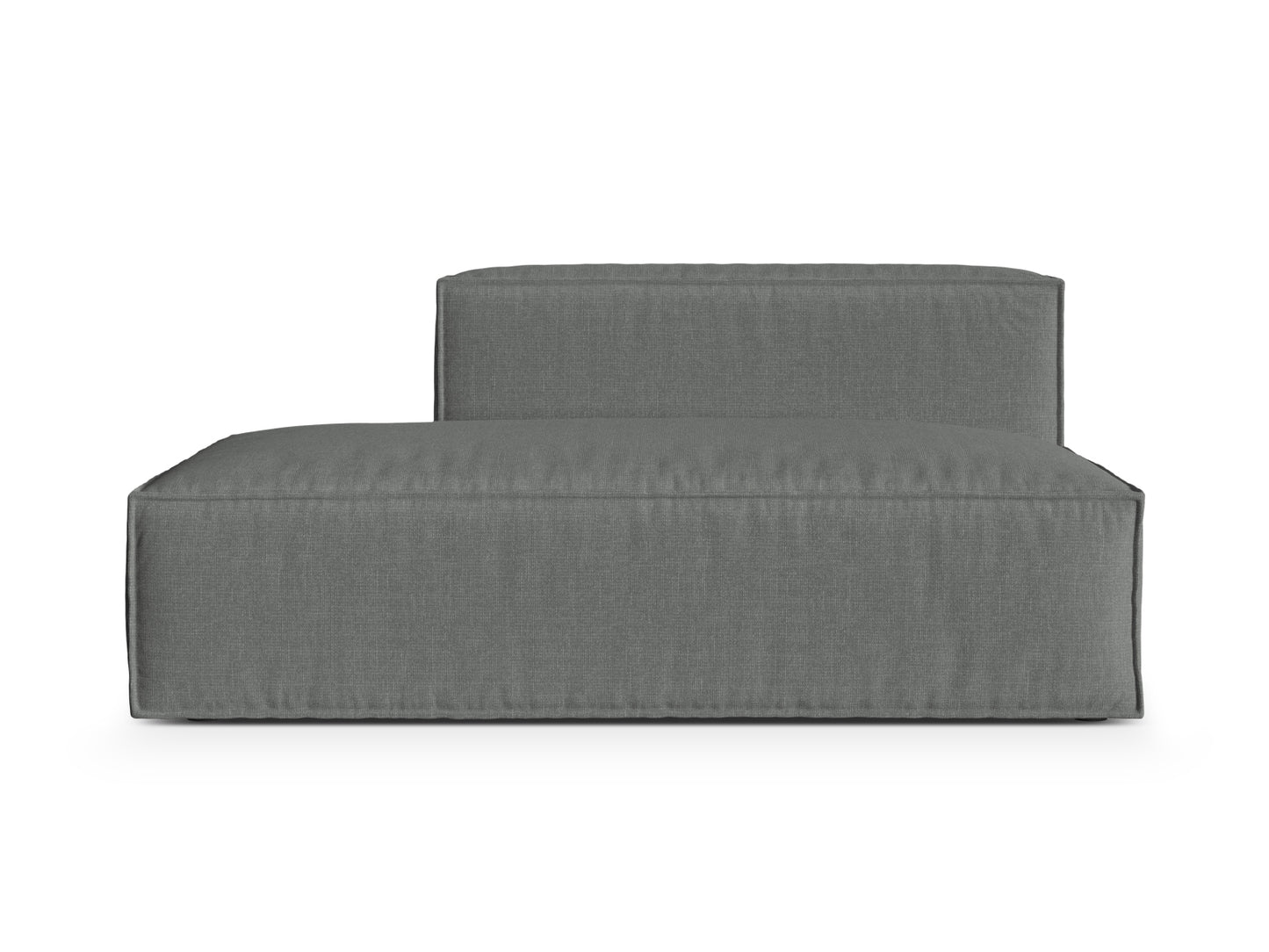 Nuria Modular Sofa, 3 Seats, 165x110 cm — Grey / Left