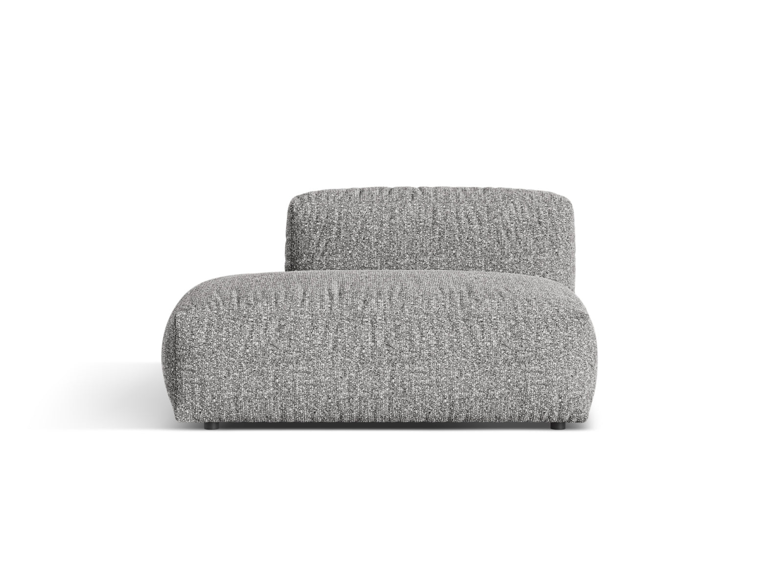 Martina Sofa, 2 Seats, 133x106 cm — Graphite / Left