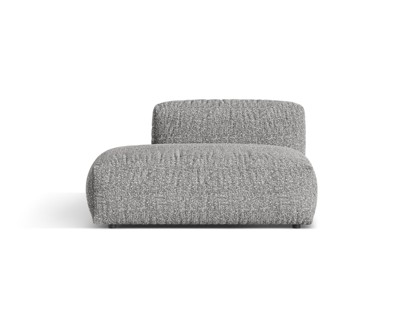 Martina Sofa, 2 Seats, 133x106 cm — Graphite / Left