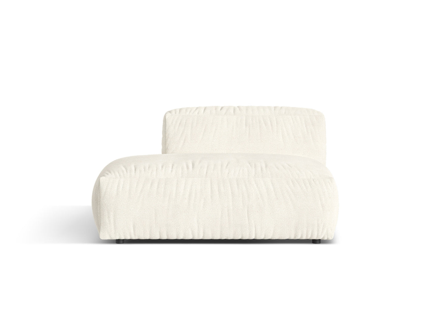 Martina Sofa, 2 Seats, 133x106 cm — Ivory / Left