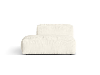 Martina Sofa, 2 Seats, 133x106 cm — Ivory / Left