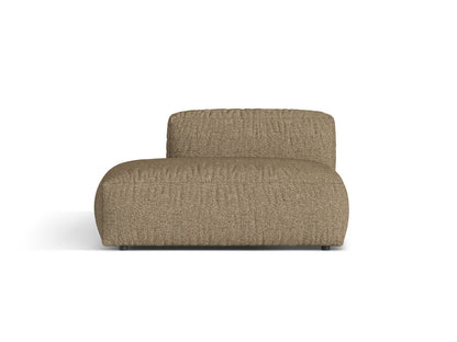 Martina Sofa, 2 Seats, 133x106 cm — Cappuccino / Left