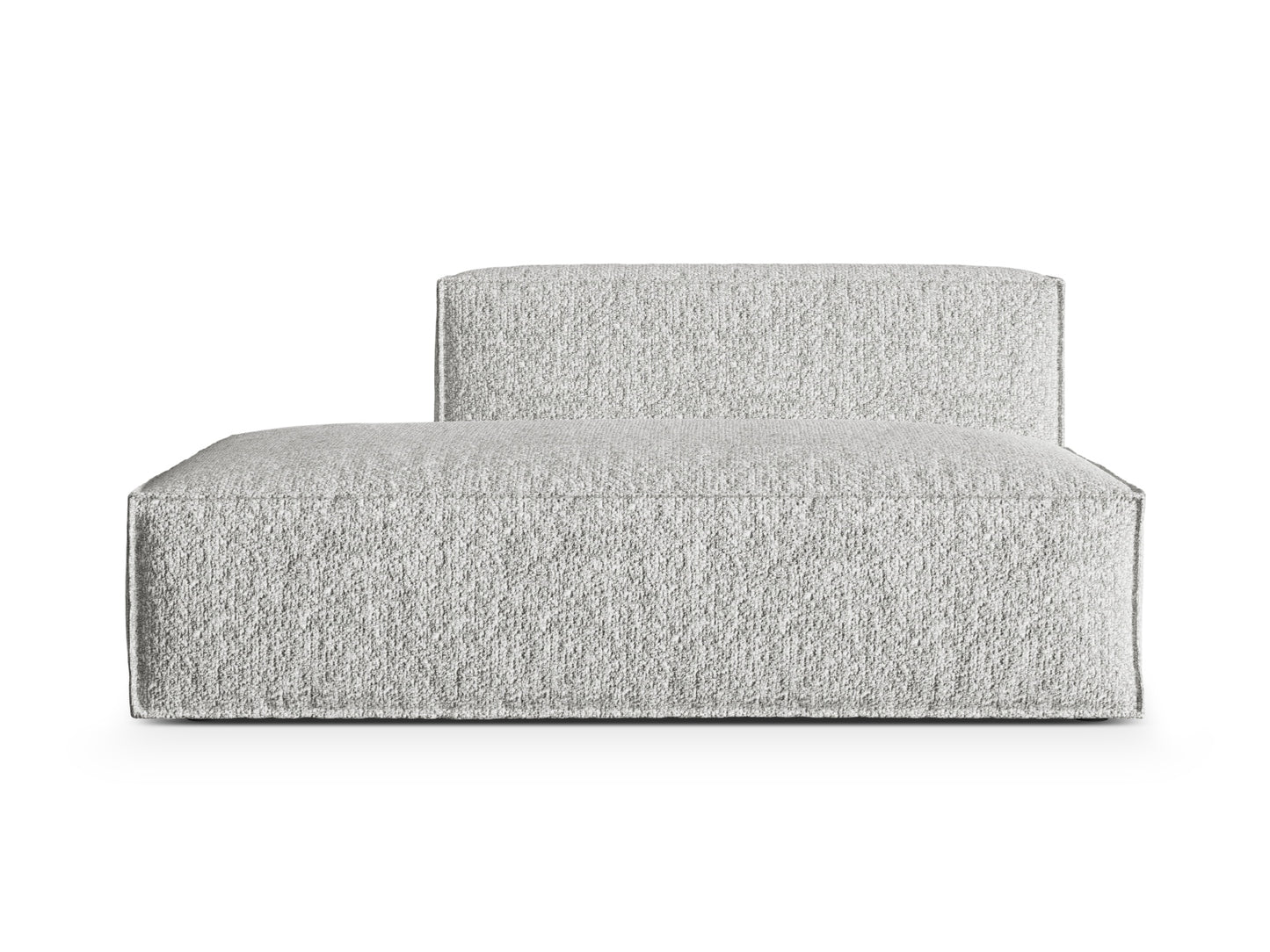 Nuria Modular Sofa, 3 Seats, 165x110 cm — Silver / Left