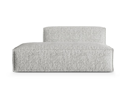 Nuria Modular Sofa, 3 Seats, 165x110 cm — Silver / Left