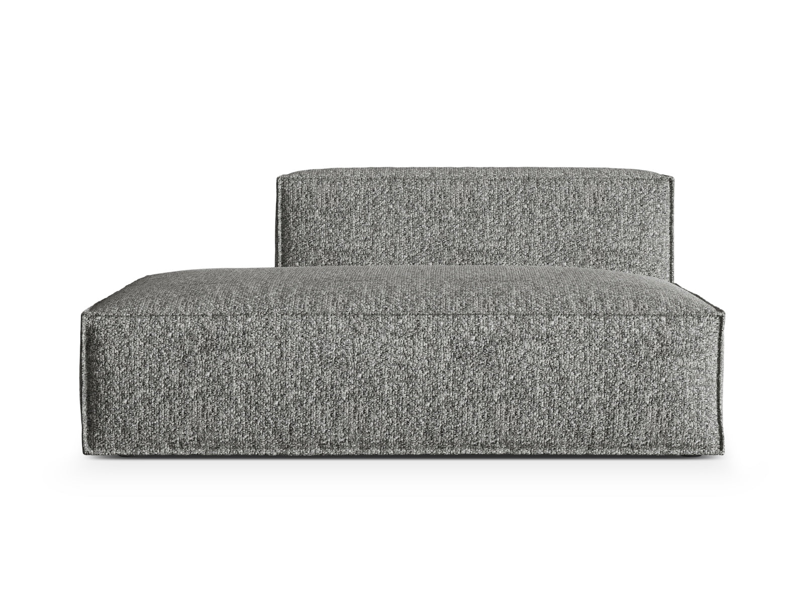 Nuria Modular Sofa, 3 Seats, 165x110 cm — Graphite / Left