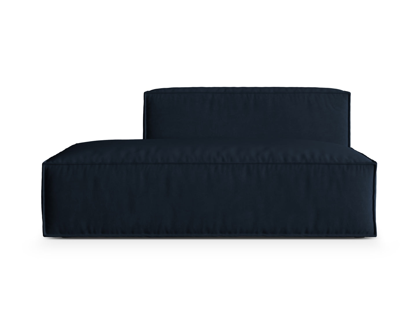 Nuria Modular Sofa, 3 Seats, 165x110 cm — Dark Blue / Left