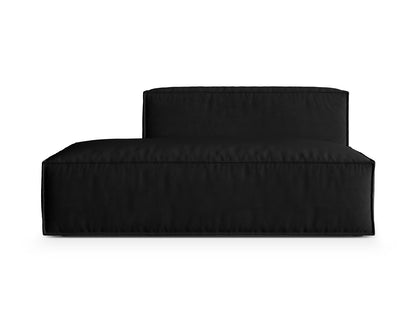 Nuria Modular Sofa, 3 Seats, 165x110 cm — Black / Left