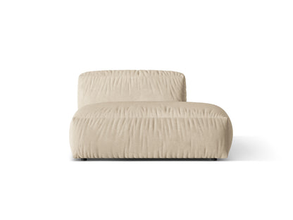 Martina Sofa, 2 Seats, 133x106 cm — Light Beige / Right