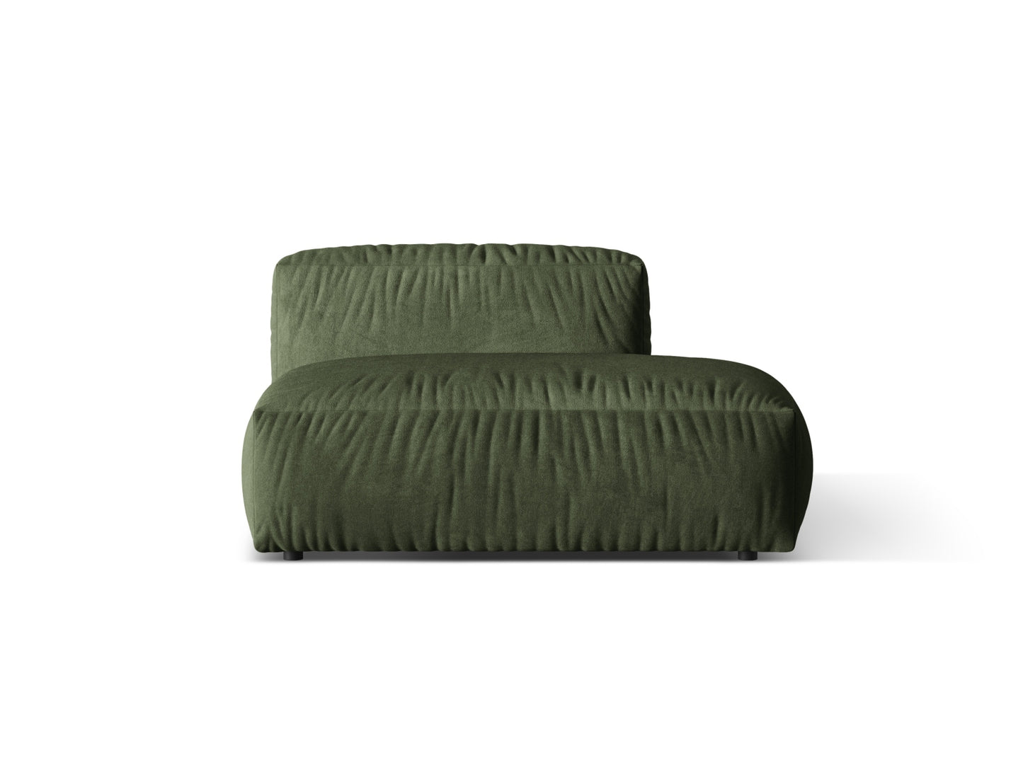 Martina Sofa, 2 Seats, 133x106 cm — Green / Right