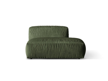 Martina Sofa, 2 Seats, 133x106 cm — Green / Right